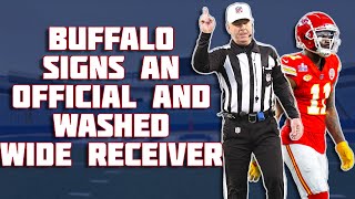 Buffalo signed a ref and washed wide receiver [upl. by Erkan]