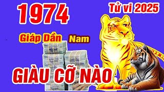 Xem tử vi tuổi Giáp Dần 1974  Nam mạng năm 2025 CHI TIẾT NHẤT [upl. by Hurlee]