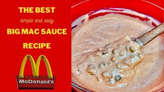 How to make homemade Big Mac Sauce [upl. by Gefen]