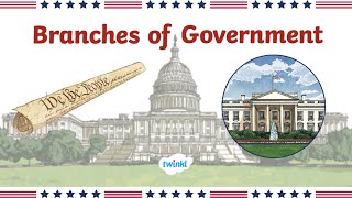 🇺🇸 Branches of Government Facts for Kids  Twinkl USA [upl. by Haiasi548]