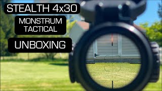 Monstrum Tactical STEALTH 4x30 Unboxing [upl. by Palumbo]