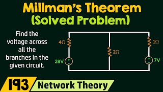 Millmans Theorem Solved Problem [upl. by Cuda]