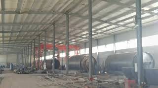 Pyrolysis Reactor Production pyrolysisplant factory wastetoenergy wastemanagement [upl. by Ailemrac]