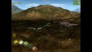 Jurassic Park Operation Genesis  Spinosaurus vs Tyrannosaurus Savane [upl. by Methuselah]