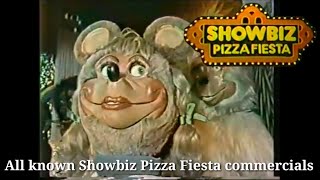 all known Showbiz Pizza Fiesta commercials [upl. by Aneel]