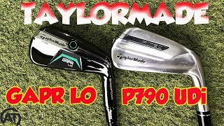 TAYLORMADE GAPR LO v P790 UDi 2 IRON CHALLENGE [upl. by Rosalia]