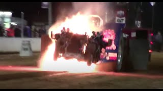 Tractor pulling  Best of Crash USA [upl. by Zullo]