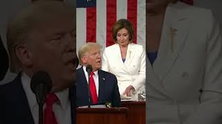 Never forget the disrespect of Nancy Pelosi tearing the paper in front of the whole world trump [upl. by Ddat513]