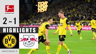 Dortmund gegen RB Leipzig 2  1  HIGHLIGHTS amp GOALS  Bundesliga 202425 [upl. by Turoff]