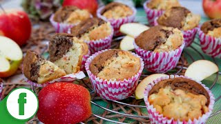 Saftige Apfelmuffins mit Schokolade und Mandeln  Zart und Fruchtig [upl. by Hillel]