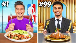 Eating 100 NBA Players Favorite Meals in 24 Hours [upl. by Yajiv]