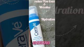 CeraVe Hydrating hyaluronic acid serum Reviews  Best Antiaging serum [upl. by Noffets]