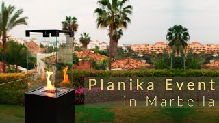 Planika Event Marbella 2022  Automatic Ethanol Fireplaces amp Outdoor Gas Fires [upl. by Loziram236]