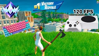 Fortnite Unreal Ranked Reload on Xbox Series S  Keyboard amp Mouse Gameplay  120 FPS [upl. by Button]