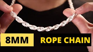 8mm Rope Chain Review [upl. by Stryker345]