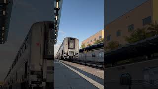 Amtrak Coast Starlight Quietly Leaving Tacoma Dome Station trains railway amtrak icewhore bye [upl. by Barta894]