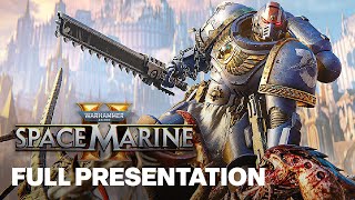 Warhammer 40k Space Marine 2 Gameplay Overview  gamescom 2024 [upl. by Kcaz795]