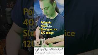 SLOW practice Polyphia 40oz play along guitar polyphia guitartechnique guitarcover [upl. by Velasco]