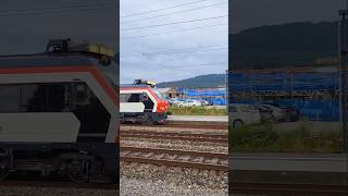 SBB Mess und Diagnosetechnikzug beim Bahnhof Rupperswil [upl. by Ylram]