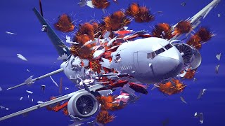 Airplane Crashes amp Shootdowns 41  Besiege [upl. by Weatherby]