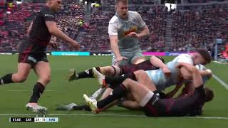 Premiership Highlights Harlequins fall just short in 60point showdown [upl. by Fabriane]