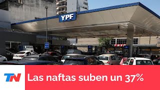 La nafta otro ajuste al bolsillo Las principales petroleras aumentaron sus precios un 37 [upl. by Shanta]