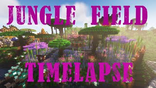 Custom Alien Jungle Field Timelapse Beautiful Beautiful Minecraft [upl. by Akihsar437]