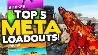 TOP 5 META LOADOUTS for WARZONE SEASON 5 RELOADED [upl. by Ahtilat]