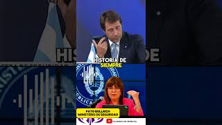 Pato Bullrich le pone los puntos a Feinmann mileipresidente Milei Presidente [upl. by Salman]