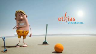 Ethias Insurance  beach billboard [upl. by Yraccaz]