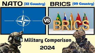 NATO vs BRICS Military Power Comparison 2024  BRICS vs NATO military power 2024  NATO vs BRICS [upl. by Ytisahcal]