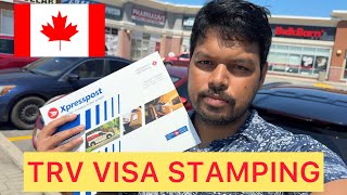 How to send Passport for Canada Visa Stamping TRV in Canada 🇨🇦 2024 [upl. by Concepcion]