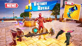 Fortnite Eliminating All NEW Mythic Bosses amp Getting All NEW 5 Mythic Weapons in One Game [upl. by Brunhilde791]