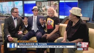 Comedian Gallagher stops by ABC Action News Weekend Edition [upl. by Rratsal942]