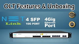 NETLINK GEPON 4 PORT OLT  Features and Unboxing in Tamil  4 SFP 10G Port  4 Gig Port  தமிழில் [upl. by Jonme]