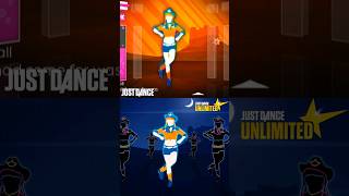 Short Comparison  Cotton Eye Joe  Just Dance x Just Dance Unlimited [upl. by Dermot]