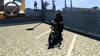 Euro Truck Simulator quotETS2quot  Bike Mod  GamePlay [upl. by Aneeram762]