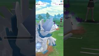 1 hp ✨ Shiny Mega Abomasnow destroy grunt Badly pokemongo [upl. by Yemar]