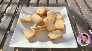 RECETA DE DELICIAS DE CUÉLLAR O LADRILLOS MUDÉJARES GALLETAS O PASTAS DE PIÑONES DE SEGOVIA [upl. by Ffej]