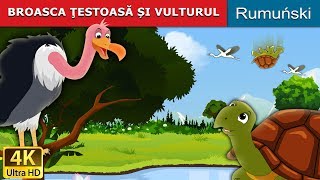 BROASCA ŢESTOASĂ ȘI VULTURUL  Tortoise and Vulture in Romana  RomanianFairyTales [upl. by Marte]