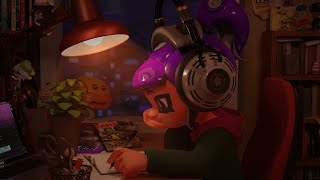 8 regret  lofi octogirl  Splatoon Blender Animation [upl. by Ellehcem]