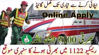 Join Rescue 1122  How to apply for Rescue 1122 Job join rescue jobs [upl. by Neddy]