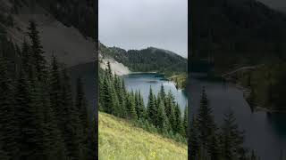 Beautiful lake Tolmie Peak Lookout Washington hiking washington mountains beautiful lake [upl. by Galliett823]