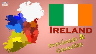 Learn Irelands Counties amp Provinces  Geography Of Ireland  General Knowledge Video  Ireland Map [upl. by Adnical119]