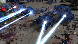 Unification Mod 2021 Survival Imperial Guard amp Ultramarines vs Tyranids  Dawn Of War Soulstorm [upl. by Nnyrat]