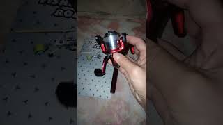 Unboxing the pen fishing rod spinning reel in red [upl. by Ailido]