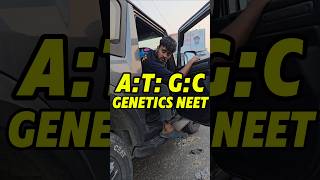 Base Pairs DNA🧬 GeneticsClass 12 shorts shivamrajaiims neetexam biology funny neetbiology [upl. by Ahsiekyt684]