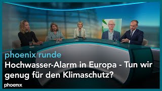 phoenix runde HochwasserAlarm in Europa  Tun wir genug für den Klimaschutz [upl. by Yelssew]