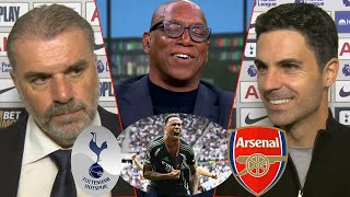 MOTD Tottenham vs Arsenal 01 Ian Wright Review Of The Gunners Hardfought Win  All Interview [upl. by Ttelrahc]