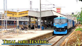 Most Powerful Locomotive of Indian Railways WAG12  Trial and Testing of WAG12B by Jabalpur Staff [upl. by Malchus]